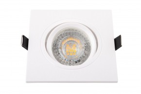 DK3021-WH Встраиваемый светильник, IP 20, 10 Вт, GU5.3, LED, белый, пластик в Александровском - alexsandrovskoe.mebel24.online | фото 4