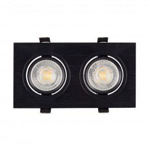 DK3022-BK Встраиваемый светильник, IP 20, 10 Вт, GU5.3, LED, черный, пластик в Александровском - alexsandrovskoe.mebel24.online | фото 2