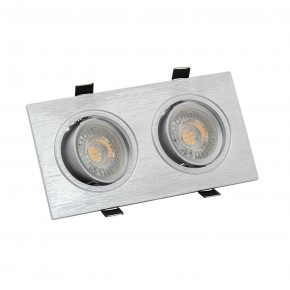 DK3022-CM Встраиваемый светильник, IP 20, 10 Вт, GU5.3, LED, серый, пластик в Александровском - alexsandrovskoe.mebel24.online | фото 1