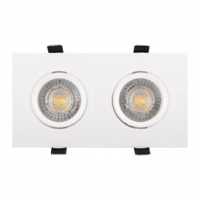 DK3022-WH Встраиваемый светильник, IP 20, 10 Вт, GU5.3, LED, белый, пластик в Александровском - alexsandrovskoe.mebel24.online | фото 2