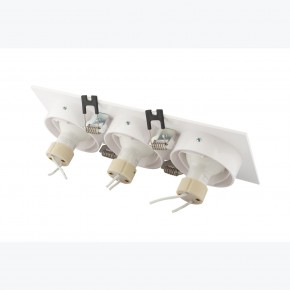 DK3023-WH Встраиваемый светильник, IP 20, 10 Вт, GU5.3, LED, белый, пластик в Александровском - alexsandrovskoe.mebel24.online | фото 4