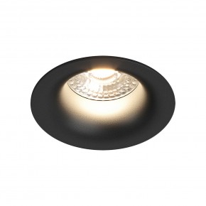 DK3024-BK Встраиваемый светильник, IP 20, 10 Вт, GU5.3, LED, черный, пластик в Александровском - alexsandrovskoe.mebel24.online | фото 1