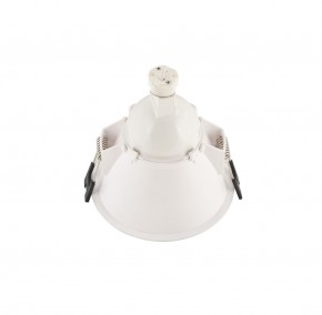 DK3026-WB Встраиваемый светильник, IP 20, 10 Вт, GU5.3, LED, белый/черный, пластик в Александровском - alexsandrovskoe.mebel24.online | фото 4