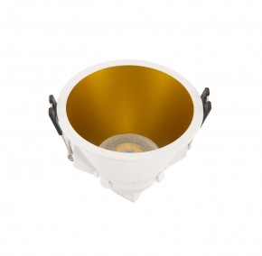 DK3026-WG Встраиваемый светильник, IP 20, 10 Вт, GU5.3, LED, белый/золотой, пластик в Александровском - alexsandrovskoe.mebel24.online | фото 2