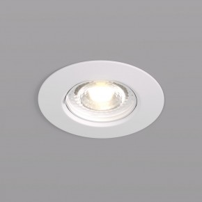 DK3028-WH Встраиваемый светильник, IP 20, 10 Вт, GU5.3, LED, белый, пластик в Александровском - alexsandrovskoe.mebel24.online | фото 1
