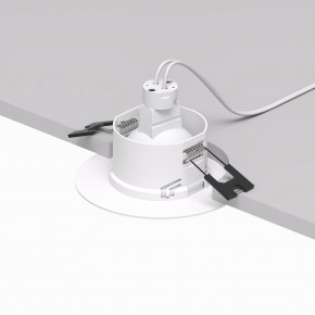 DK3028-WH Встраиваемый светильник, IP 20, 10 Вт, GU5.3, LED, белый, пластик в Александровском - alexsandrovskoe.mebel24.online | фото 3