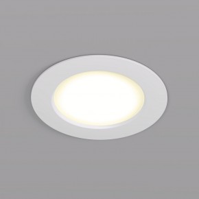 DK3046-WH Встраиваемый светильник, IP 20, 5Вт, LED, белый, пластик в Александровском - alexsandrovskoe.mebel24.online | фото 1