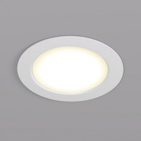 DK3048-WH Встраиваемый светильник, IP 20, 7Вт, LED, белый, пластик в Александровском - alexsandrovskoe.mebel24.online | фото 1