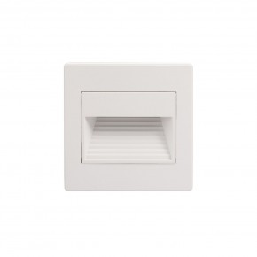 DK3050-WH Светильник встраиваемый в стену, IP 20, LED 3000, 1 Вт, белый, пластик в Александровском - alexsandrovskoe.mebel24.online | фото 3