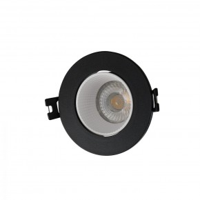 DK3061-BK+WH Встраиваемый светильник, IP 20, 10 Вт, GU5.3, LED, черный/белый, пластик в Александровском - alexsandrovskoe.mebel24.online | фото 1