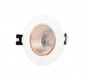 DK3061-WBR Встраиваемый светильник, IP 20, 10 Вт, GU5.3, LED, белый/бронзовый, пластик в Александровском - alexsandrovskoe.mebel24.online | фото 1