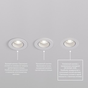 DK3061-WBR Встраиваемый светильник, IP 20, 10 Вт, GU5.3, LED, белый/бронзовый, пластик в Александровском - alexsandrovskoe.mebel24.online | фото 4