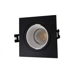 DK3071-BK+WH Встраиваемый светильник, IP 20, 10 Вт, GU5.3, LED, черный/белый, пластик в Александровском - alexsandrovskoe.mebel24.online | фото