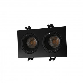 DK3072-BK Встраиваемый светильник, IP 20, 10 Вт, GU5.3, LED, черный/черный, пластик в Александровском - alexsandrovskoe.mebel24.online | фото 1