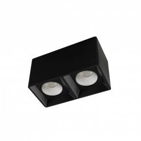 DK3085-BK+CH Светильник накладной IP 20, 10 Вт, GU5.3, LED, черный/хром, пластик в Александровском - alexsandrovskoe.mebel24.online | фото 1