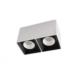 DK3085-WB+WH Светильник накладной IP 20, 10 Вт, GU5.3, LED, бело-черный/белый, пластик в Александровском - alexsandrovskoe.mebel24.online | фото 1