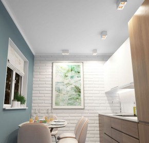DK3085-WH+BR Светильник накладной IP 20, 10 Вт, GU5.3, LED, белый/бронзовый, пластик в Александровском - alexsandrovskoe.mebel24.online | фото 2