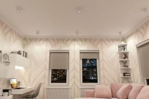DK3090-WH+CH Светильник накладной IP 20, 10 Вт, GU5.3, LED, белый/хром, пластик в Александровском - alexsandrovskoe.mebel24.online | фото 2