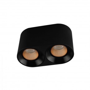 DK3096-BK+BR Светильник накладной IP 20, 10 Вт, GU5.3, LED, черный/бронзовый, пластик в Александровском - alexsandrovskoe.mebel24.online | фото