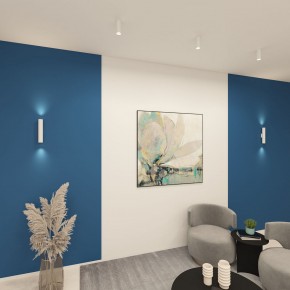 DK5022-WH Настенный светильник, IP20, до 15 Вт, LED, 2xGU10, белый, алюминий в Александровском - alexsandrovskoe.mebel24.online | фото 4
