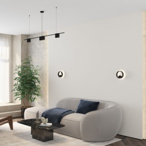 DK5060-BK Бра ORBIT, IP20, 3000К, LED, 10 Вт, черный матовый, алюминий в Александровском - alexsandrovskoe.mebel24.online | фото 6