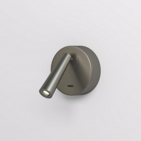 DK5072-DN Бра SHINE WALL со светодиодом, D104*H68, IP20, 3000К, 3W, RA?90, темный никель, алюминий в Александровском - alexsandrovskoe.mebel24.online | фото 2