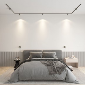 DK5072-DN Бра SHINE WALL со светодиодом, D104*H68, IP20, 3000К, 3W, RA?90, темный никель, алюминий в Александровском - alexsandrovskoe.mebel24.online | фото 4