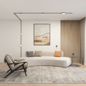 DK5072-DN Бра SHINE WALL со светодиодом, D104*H68, IP20, 3000К, 3W, RA?90, темный никель, алюминий в Александровском - alexsandrovskoe.mebel24.online | фото 5