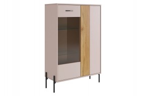 ДОМИНИКА Комод (со стеклом) в Александровском - alexsandrovskoe.mebel24.online | фото