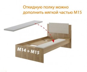 Дуглас (подростковая) М14 Кровать в Александровском - alexsandrovskoe.mebel24.online | фото 7