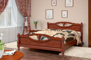 ЕЛЕНА-4 Кровать из массива (орех) в Александровском - alexsandrovskoe.mebel24.online | фото