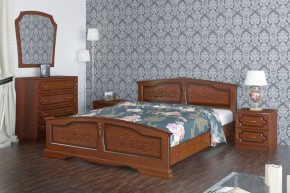 ЕЛЕНА Кровать из массива 1600 в Александровском - alexsandrovskoe.mebel24.online | фото 4
