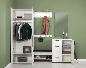 ЭЙР прихожая (модульная) Белый Шагрень в Александровском - alexsandrovskoe.mebel24.online | фото 2