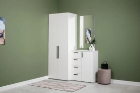 ЭЙР прихожая (модульная) Белый Шагрень в Александровском - alexsandrovskoe.mebel24.online | фото 3