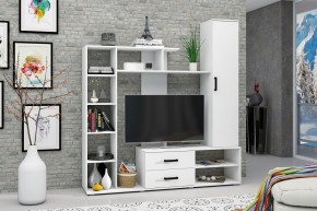 Гостиная Торонто (Белый текстурный) в Александровском - alexsandrovskoe.mebel24.online | фото 3