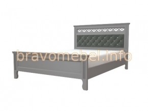 ГРАЦИЯ Кровать из массива 1400 в Александровском - alexsandrovskoe.mebel24.online | фото 1