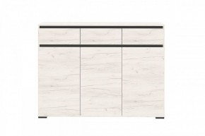 ГРЕТТА Комод 3С3Я 3дв, 3ящ (дуб крафт) в Александровском - alexsandrovskoe.mebel24.online | фото