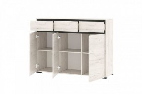 ГРЕТТА Комод 3С3Я 3дв, 3ящ (дуб крафт) в Александровском - alexsandrovskoe.mebel24.online | фото 2