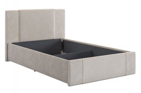ХЛОЯ Кровать 1200 каркас (галька велюр) в Александровском - alexsandrovskoe.mebel24.online | фото