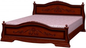 КАРИНА-1 Кровать из массива 900 (Орех) в Александровском - alexsandrovskoe.mebel24.online | фото