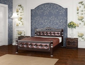 КАРИНА-11 Кровать из массива 1400 в Александровском - alexsandrovskoe.mebel24.online | фото 1