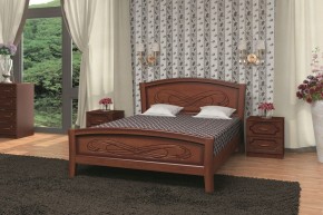 КАРИНА-16 Кровать из массива в Александровском - alexsandrovskoe.mebel24.online | фото 1