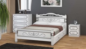 КАРИНА-5 Кровать из массива 900 с 2-мя ящиками в Александровском - alexsandrovskoe.mebel24.online | фото 1
