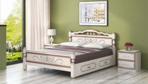 КАРИНА-5 Кровать из массива 900 с 2-мя ящиками в Александровском - alexsandrovskoe.mebel24.online | фото 2