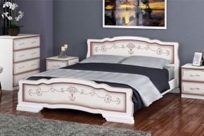 КАРИНА-6 Кровать из массива 1200 в Александровском - alexsandrovskoe.mebel24.online | фото 6
