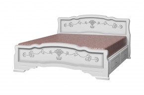 КАРИНА-6 Кровать из массива 1200 с 2-мя ящиками в Александровском - alexsandrovskoe.mebel24.online | фото 2