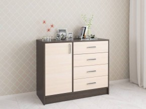 Комод Катрин-6 венге/дуб молочный в Александровском - alexsandrovskoe.mebel24.online | фото