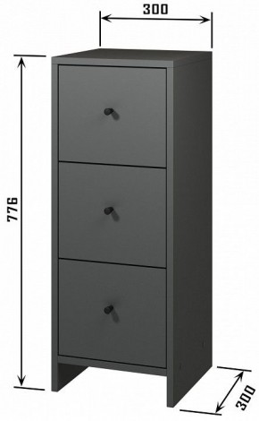 Комод Квадро в Александровском - alexsandrovskoe.mebel24.online | фото 4