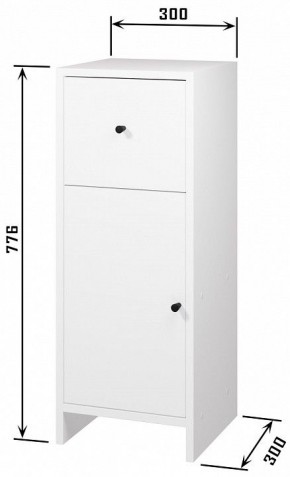 Комод Квадро в Александровском - alexsandrovskoe.mebel24.online | фото 3
