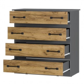 Комод Лофт (графит/крафт) в Александровском - alexsandrovskoe.mebel24.online | фото 2